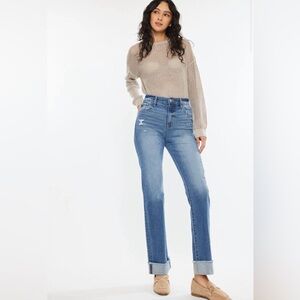 KanCan Trini Essentials High Rise Straight Jeans Size 7/27 NWT